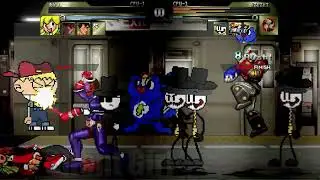 REQUESTED BY @yusihestikawuri8926: Team Roll vs Team Hibiki - Mugen Battle