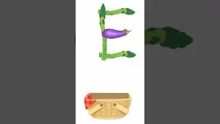 E' is for Eggplant  E 是茄子