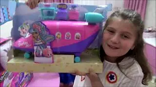 Shopkins Cicibiciler- Cicibiciler Oyuncak Uçak ile Dünya Gezisi-Shopkins Air