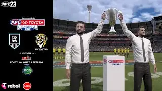 AFL 23 - 2023 AFL Grand Final - Port Adelaide vs Richmond (Management Mode)