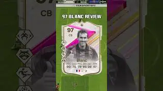 97 Blanc Review in EA Sports FC 24 #shorts #short #fc24 #eafc24 #futties #blanc #laurentblanc #fifa