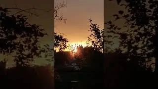 закат над Нижнем Новгородом