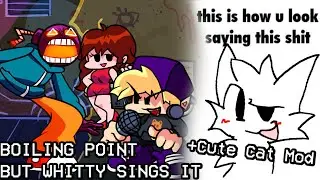 Friday Night Funkin' Boiling point - Whitty Cover + Cute Cat Mod | FNF MODS