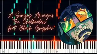 A Songus Amongus | The Chalkeaters feat. Black Gryph0n PIANO TUTORIAL (Sheet in the description)