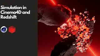 Simulation in Cinema4D and Redshift