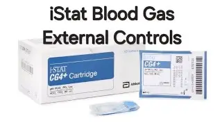 iStat blood gas (CG4) monthly/new lot external QCs