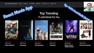 react js movies and tv searching app 2023 || live react js projects in 2023 || react js projects
