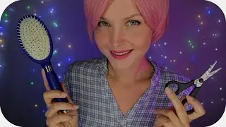 ASMR ROLEPLAY FRANÇAIS 🌙⭐ Je te maquille, je te coiffe 🤩 Maquillage TRÈS RAPIDE 🤩