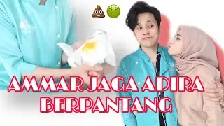 Adira Salahudi MENANGIS BASUH BERAK baby Arsel