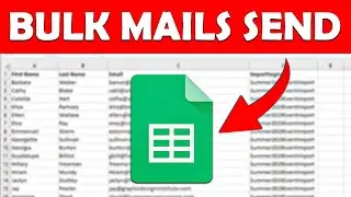 How to Send Multiple Emails at Once in Gmail Using Excel | Bulk Email Sending Tutorial | 2025