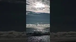 море исцеляет и наполняет, согласны? #сочи #море #волны #облака