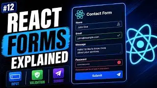 #11 React Forms Explained | Input, Validation & Submit