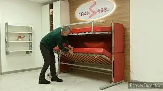 Двухъярусная кровать-диван трансформер Диско от ТРАНСМЕБ