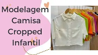 🌹 Children's Cropped Shirt Modeling 🌹