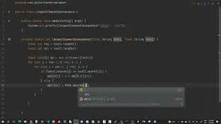 08 - Longest Common Subsequence - Final DP solution in Java