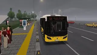 Sağnak Yağışlı Soğuk Havada Temsa Avenue Plus İle 12A Hattı・Beykoz V3 ・Omsi 2