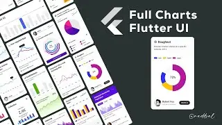 Flutter Full Charts - Radial Bar Chart - Flutter UI  Tutorial.