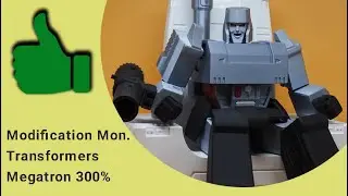 Modification Monday - 300% 3D Printed Transformers Megatron Figure with Throne