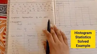 How to draw histogram using frequency distribution table in statistics