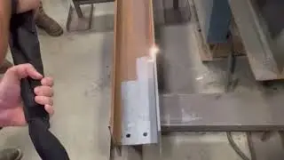 Laser Cleaning: Removing Rust from a Steel Beam in Minutes!