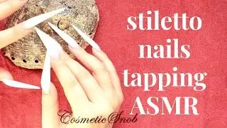 Extreme Stiletto Nails Tapping on Shells ASMR