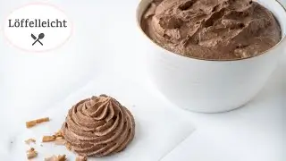 Schokoladensahne Schokoladencreme Rezept - für Tortenfüllung oder Cupcakes selber machen