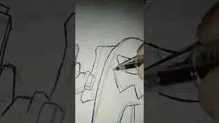 как нарисовать Амонгас Красный ❤️
