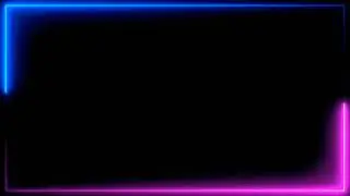 Neon Frame Light effect BlendingScreenRJ GREEN SCREEN1080p