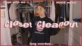 extreme closet cleanout! ♡︎