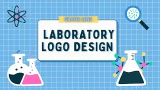 How to make a Laboratory logo design process | #digitalart | #logodesigner | #youtubevideos | #short