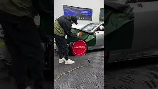 Lexus Is500 Getting Wrapped In This Glossy Samona Green 🔥 #vinylwrap #samsonwraps