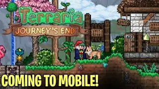 Terraria 1.4 Coming to MOBILE!? (Terraria Journey's End News)