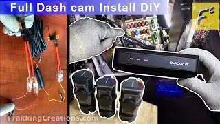 Hardwire BlackVue dash cam install with Fuse taps for parking mode - DR770X Box, DR970X Box install