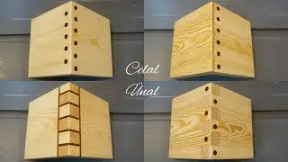 Wood joints / Wood corner joints / Woodworking