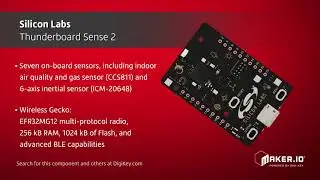 Silicon Labs Thunderboard Sense 2 | Maker Minute