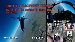 Learn how to create a BFM (dogfight) mission in the DCS mission editor, made easy. NO SERVER REQ.