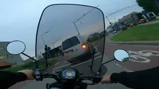 Gopro Hero 9 test on Sym mio 115 Malossi multivar & Malossi Air in the tires