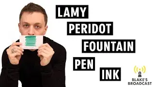 Lamy Peridot Fountain Pen Ink Review 4K