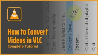 How to Convert Video to MP4 or audio in VLC player | free open-source converter | 