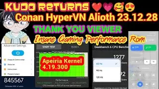KUDO Conan HyperVN Alioth 23.12.28 | Insane Performance | VN Customization | Play Integrity Passed