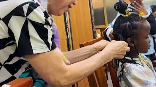 Koreans react to my Daughter's Black Natural Hair!