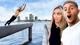 DON'T FALL IN THE WATER CHALLENGE (ft Michou)