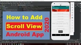 How To Add Scroll View in Android project (App) in 2020