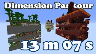 Dimension Parkour Speedrun in 13:07 (Personal Best)