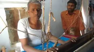 Weaver Siddulu from Pochampally Village with Team Weavesmart