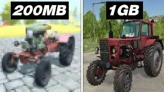 СРАВНИЛ ТРАКТОРА В ИГРАХ С РАЗНЫМ ВЕСОМ