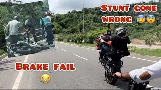 Live crash 😭 || Ninja 300 crashed || 