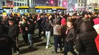 Węgierscy kibice przed meczem Polska - Węgry | 15.11.2021