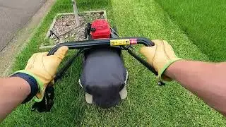 POV Lawn Care – Honda Mower TORTURE TEST! 🌿 Can It Handle the Overgrown Grass | Relaxing Lawn Care.