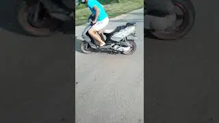 Попытка Barnaut на скутере.